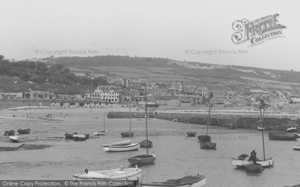 Photo of Lyme Regis, The Harbour c.1939