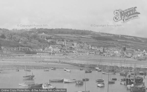 Photo of Lyme Regis, The Harbour c.1955