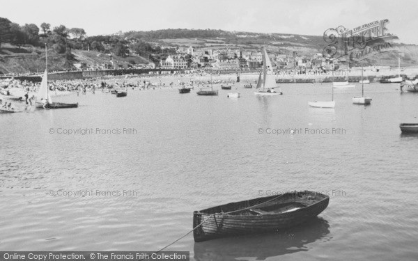 Photo of Lyme Regis, The Harbour c.1955