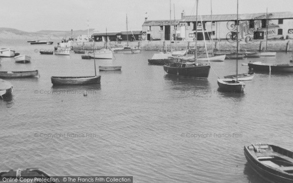 Photo of Lyme Regis, The Harbour c.1955