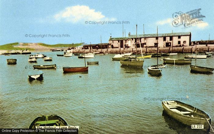 Photo of Lyme Regis, The Harbour c.1955