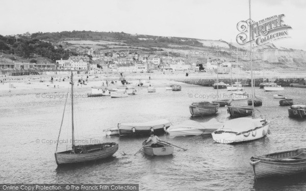 Photo of Lyme Regis, The Harbour c.1965