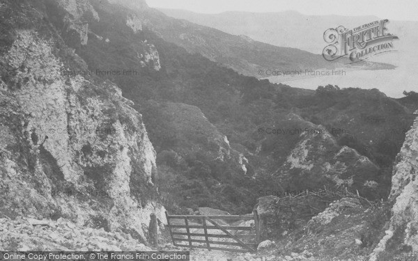 Photo of Lyme Regis, The Landslip c.1890