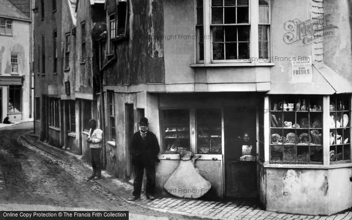 Photo of Lyme Regis, The Old Fossil Shop c.1891
