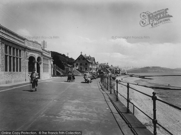 Photo of Lyme Regis, The Parade Looking East 1925