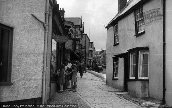 Photo of Lyme Regis, The Pavement, Broad Street c.1955