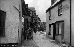 The Pavement, Broad Street c.1955, Lyme Regis