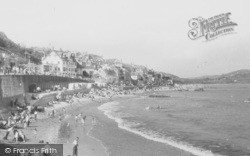 The Promenade And Beach c.1955, Lyme Regis