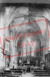 The Roman Catholic Church Interior 1900, Lyme Regis