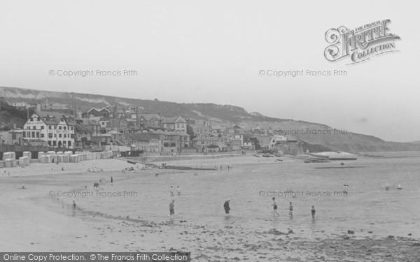 Photo of Lyme Regis, The Sands c.1939