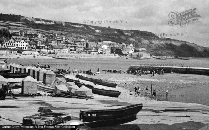 Photo of Lyme Regis, The Sands c.1950