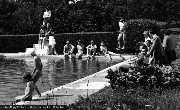 Photo of Lyme Regis, The Swimming Pool, St Albans c.1955
