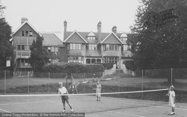 Photo of Lyme Regis, The Tennis Court, St Albans c.1955