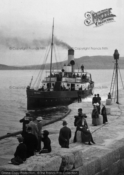 Photo of Lyme Regis, Victoria Pier, Steamship 1912