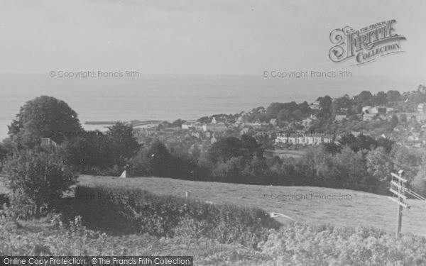 Photo of Lyme Regis, View From St Albans c.1955