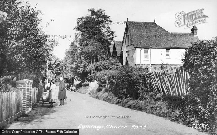 Photo of Lyminge, Church Road c.1955