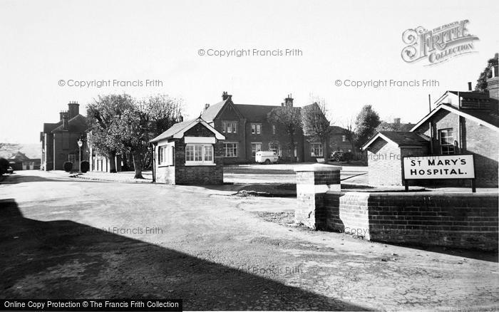 Photo of Lyminge, Entrance To St Mary's Hospital c.1955