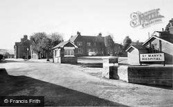 Entrance To St Mary's Hospital c.1955, Lyminge