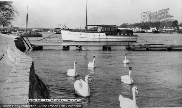 Photo of Lymington, By The River c.1960