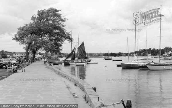 Photo of Lymington, By The River Lymington c.1955