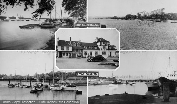 Photo of Lymington, Composite c.1955