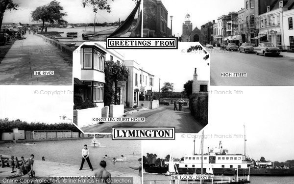 Photo of Lymington, Composite c.1965