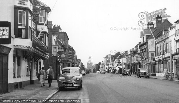 Photo of Lymington, High Street 1955