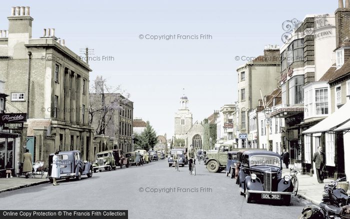 Photo of Lymington, High Street c.1955