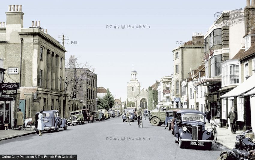 Lymington, High Street c1955