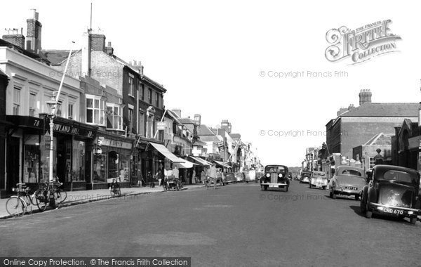 Photo of Lymington, High Street c.1955