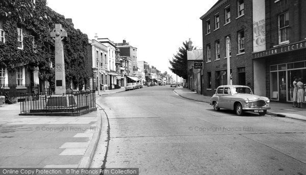 Photo of Lymington, High Street c.1955