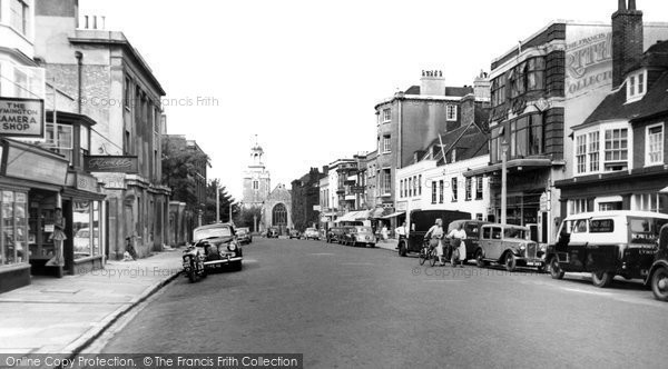 Photo of Lymington, High Street c.1955