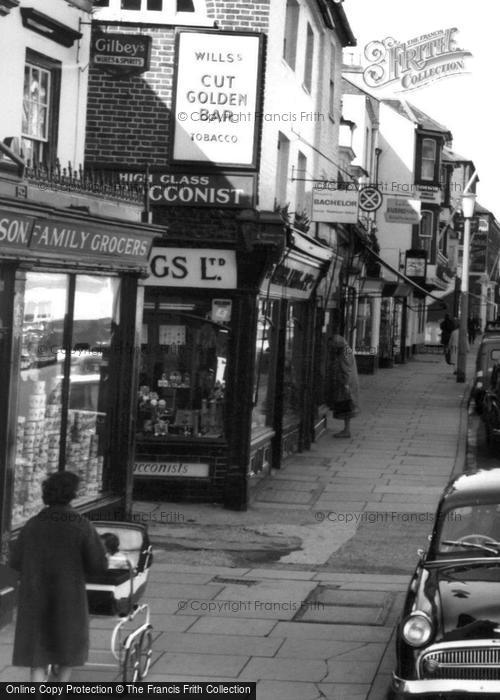 Photo of Lymington, High Street c.1960