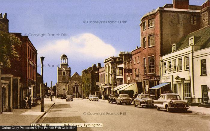 Photo of Lymington, High Street c.1960 - Francis Frith