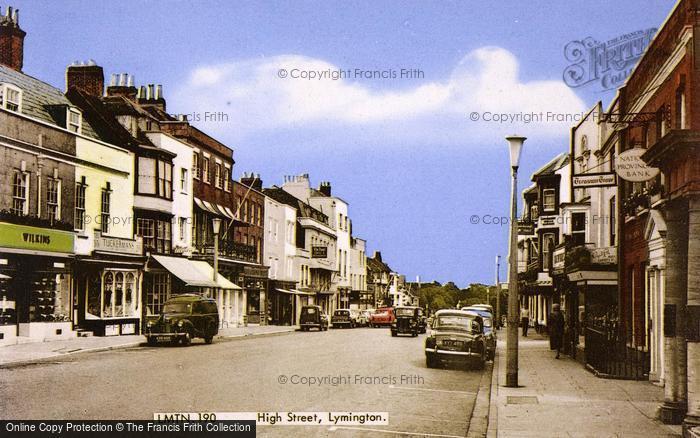 Photo of Lymington, High Street c.1960