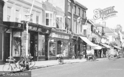 High Street, Shops c.1955, Lymington