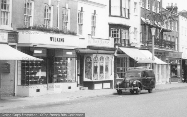 Photo of Lymington, High Street, Shops c.1960