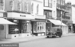 High Street, Shops c.1960, Lymington