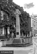 High Street War Memorial c.1955, Lymington