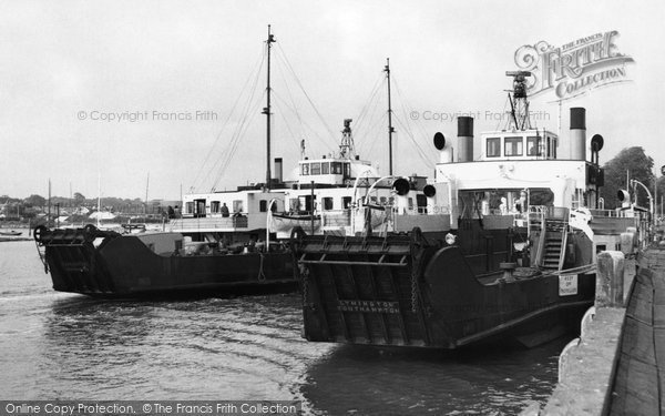 Photo of Lymington, The Ferries c.1960