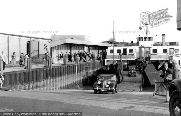 Photo of Lymington, The Ferry c.1955