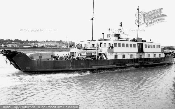 Photo of Lymington, The Ferry 'farringford' c.1955