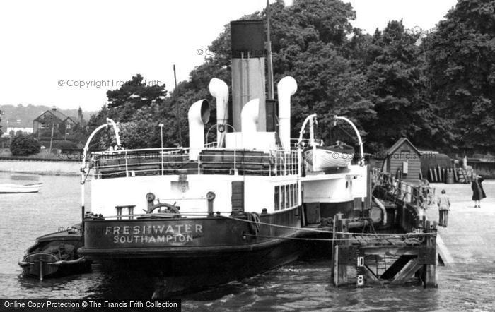 Photo of Lymington, The Ferry 'freshwater' c.1955