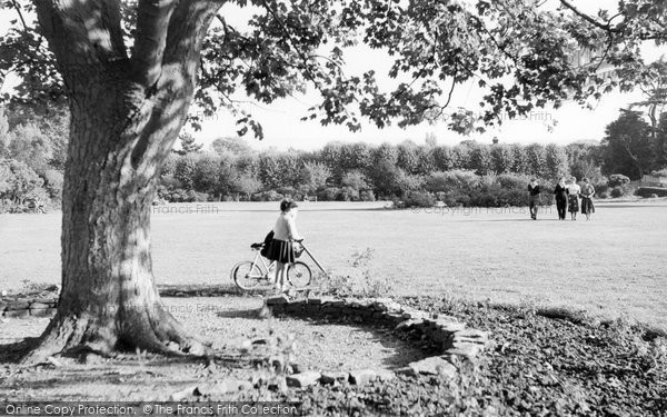 Photo of Lymington, The Grove Gardens c.1955