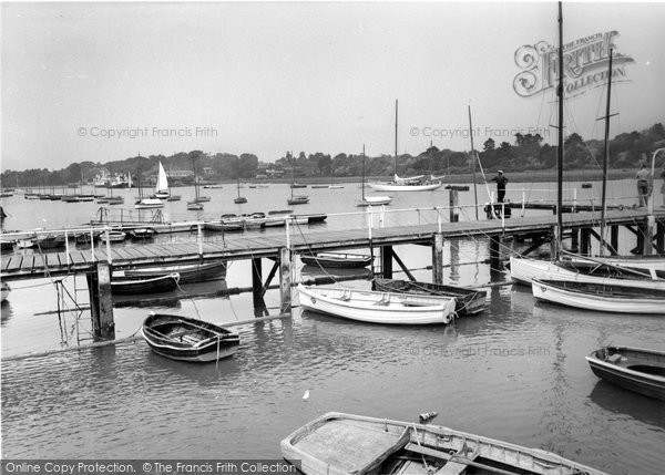 Photo of Lymington, The Harbour c.1955