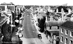 The High Street From The Church 1958, Lymington