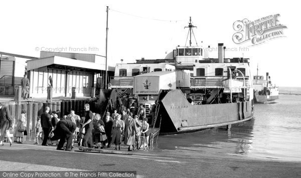 Photo of Lymington, The Isle Of Wight Ferry c.1955