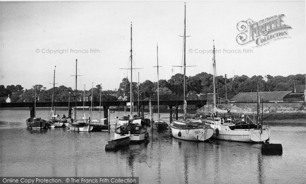 Photo of Lymington, The River c.1955