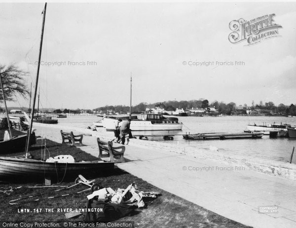 Photo of Lymington, The River c.1960