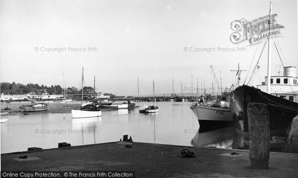 Photo of Lymington, The River Lymington c.1955